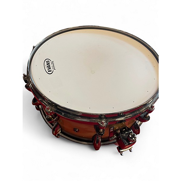 Used Orange County Drum & Percussion 6in Wood Snare Trans Brown Drum
