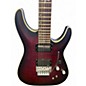 Used Schecter Guitar Research C1 -FR Platinum Crimson Red Burst Solid Body Electric Guitar