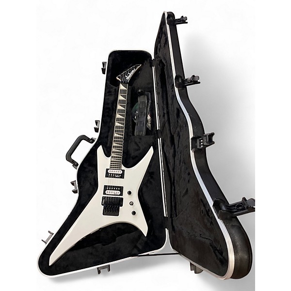 Used Jackson JS32 Warrior Snow White Solid Body Electric Guitar