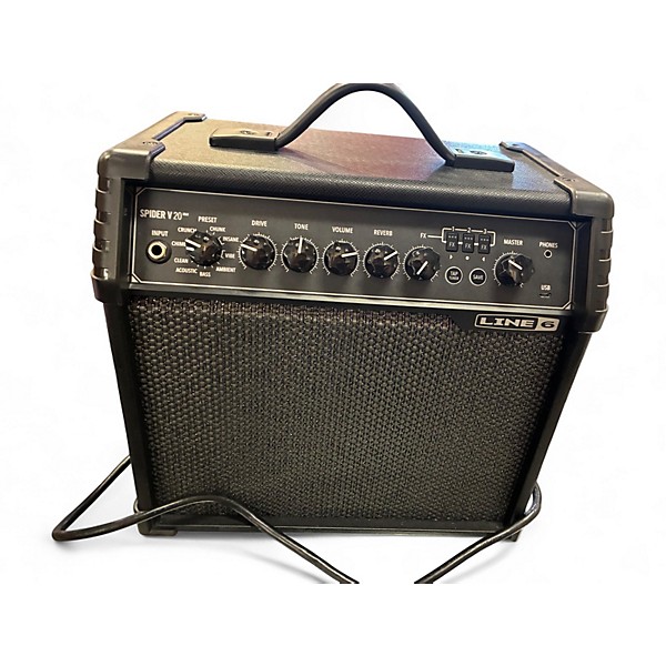 Used Line 6 Spider V 20 MkII 20w 1x8 Guitar Combo Amp
