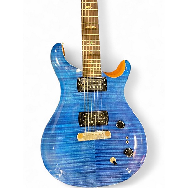 Used PRS SE Paul's Guitar Trans Blue Solid Body Electric Guitar