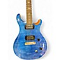 Used PRS SE Paul's Guitar Trans Blue Solid Body Electric Guitar