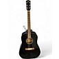 Used Fender CD60 Dreadnought Black Acoustic Guitar thumbnail