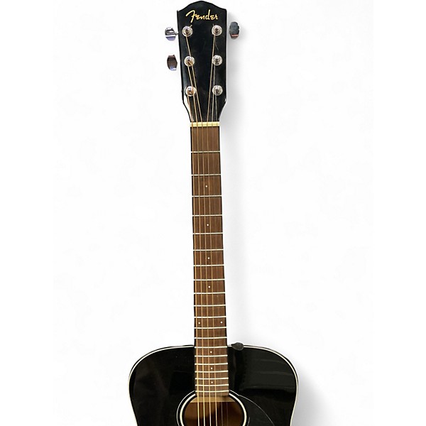 Used Fender CD60 Dreadnought Black Acoustic Guitar