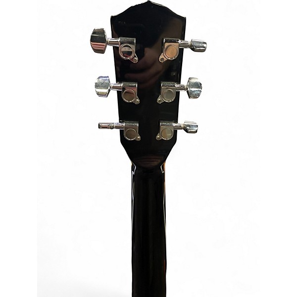 Used Fender CD60 Dreadnought Black Acoustic Guitar