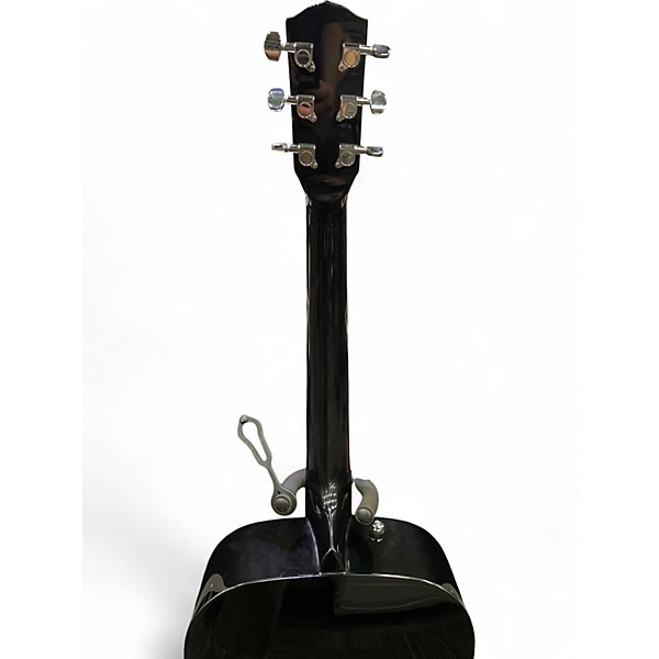 Used Fender CD60 Dreadnought Black Acoustic Guitar