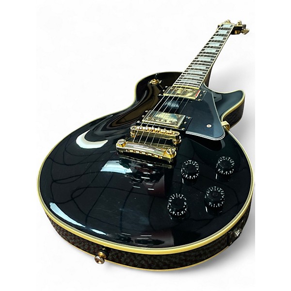 Used Epiphone Les Paul Custom Pro Black Solid Body Electric Guitar