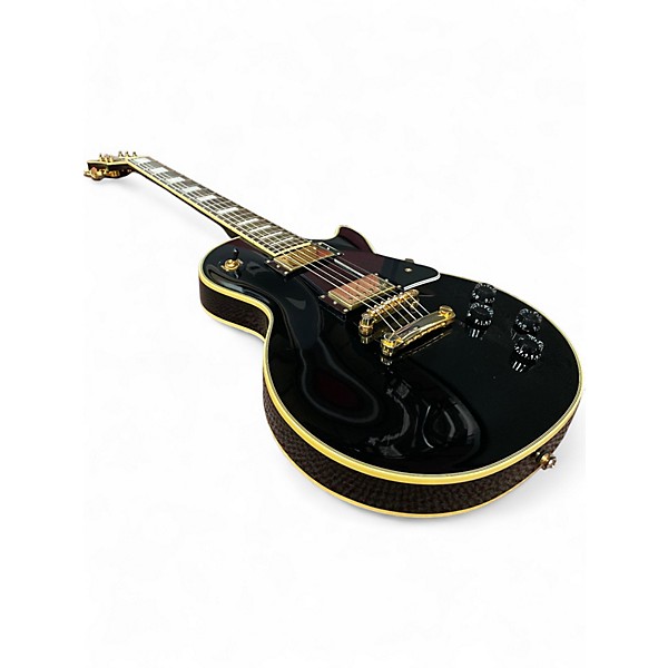 Used Epiphone Les Paul Custom Pro Black Solid Body Electric Guitar