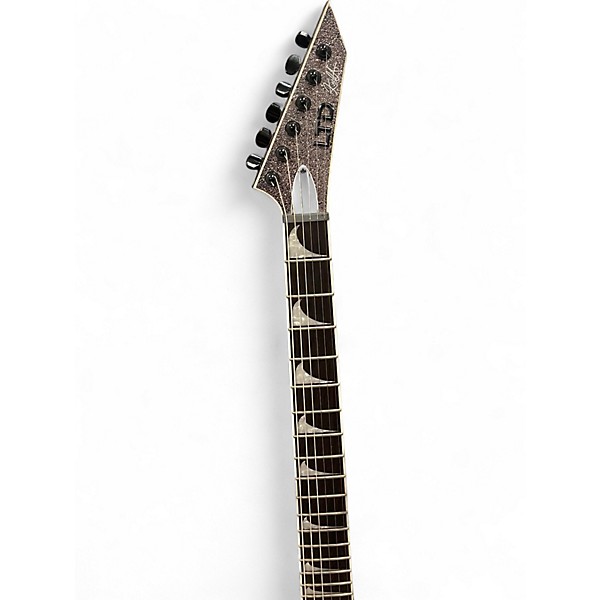 Used ESP KH-V Silver Sparkle Solid Body Electric Guitar