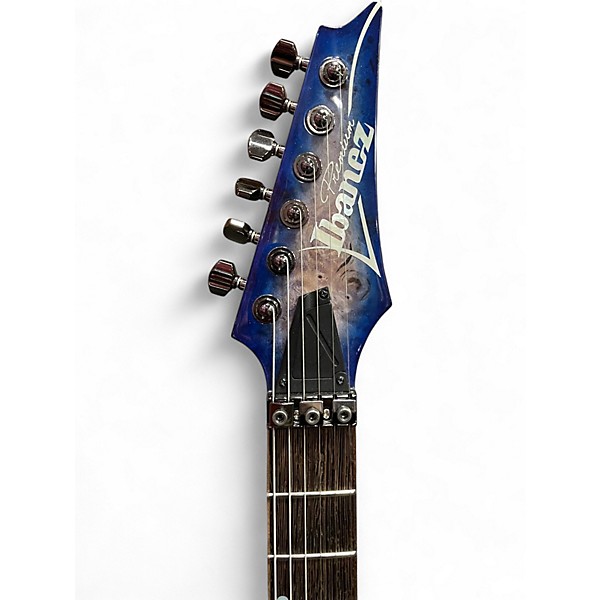 Used Ibanez RG1070PBZ Blue Burst Solid Body Electric Guitar