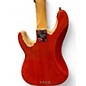 Used Fender American Standard Precision Bass Orange Electric Bass Guitar