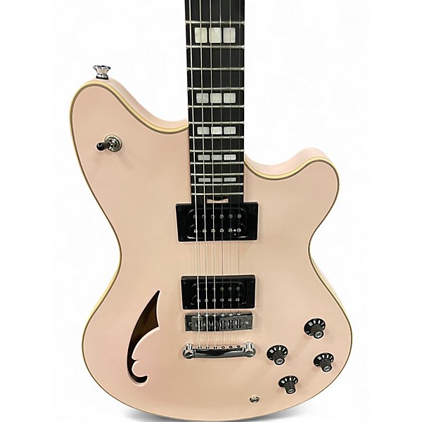 Used EVH SA126 Shell Pink Hollow Body Electric Guitar
