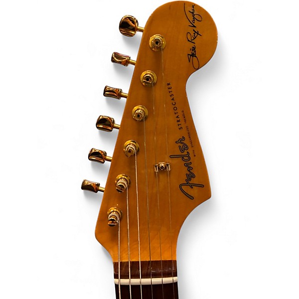 Used Fender Stevie Ray Vaughan Lenny Replica Tobacco Sunburst Solid Body Electric Guitar