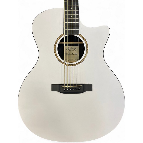 Used Martin GPCX1E Special X White Acoustic Electric Guitar