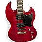 Used Harley Benton DC Custom Line Cherry Solid Body Electric Guitar