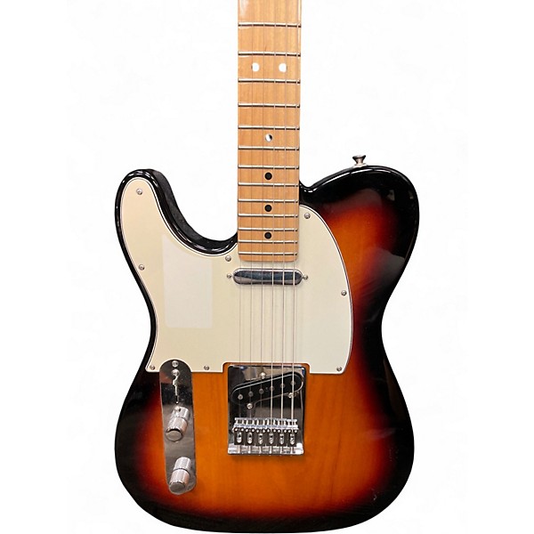 Used Fender Standard Telecaster Left Handed Sunburst Electric Guitar