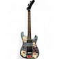 Used Fender Tom Morello "Arm The Homeless" Ice Blue Metallic Solid Body Electric Guitar thumbnail