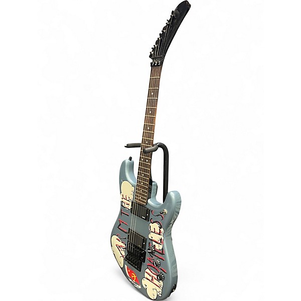 Used Fender Tom Morello "Arm The Homeless" Ice Blue Metallic Solid Body Electric Guitar