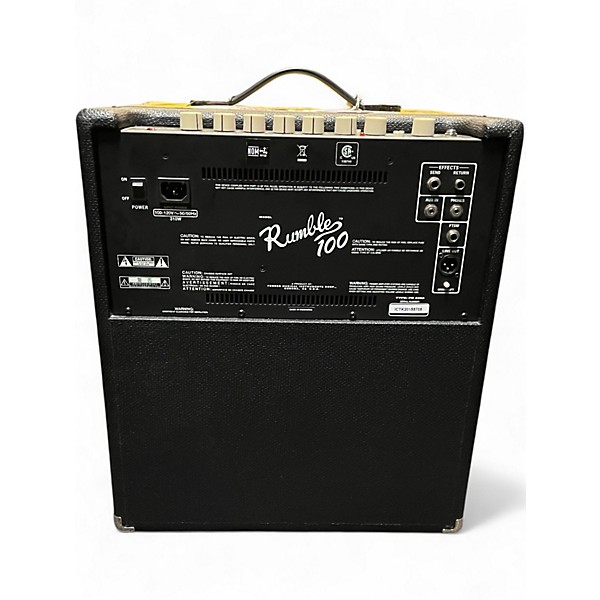 Used Fender Rumble V3 100W 1x12 Bass Combo Amp