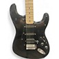 Used 2025 Squier Sonic Stratocaster Black Solid Body Electric Guitar