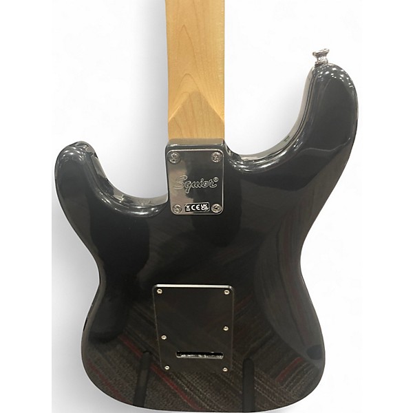 Used 2025 Squier Sonic Stratocaster Black Solid Body Electric Guitar