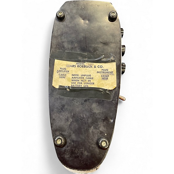 Used 1970s Sears Roebuck & Co 1481 Fuzz Wah Effect Pedal
