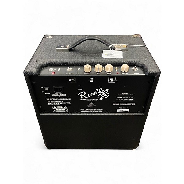 Used Fender Rumble 25 25W 1x10 Bass Combo Amp