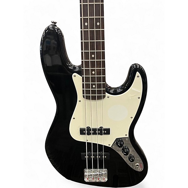 Used Squier Affinity Jazz Bass Black Electric Bass Guitar