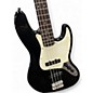 Used Squier Affinity Jazz Bass Black Electric Bass Guitar