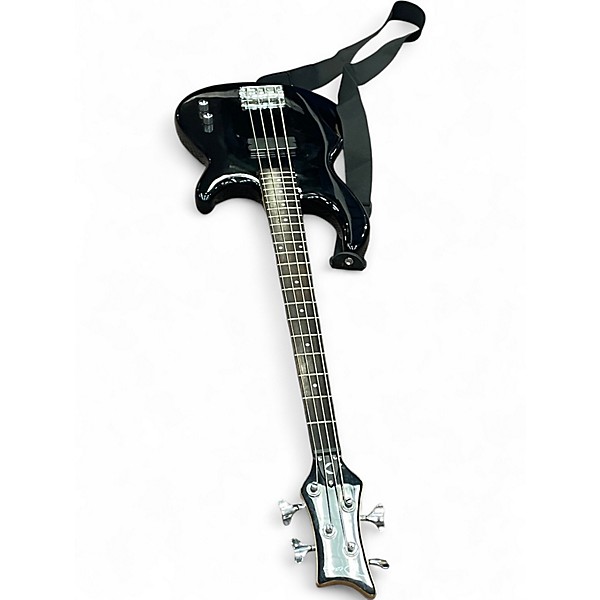 Used Dean Edge 4 String Black Electric Bass Guitar