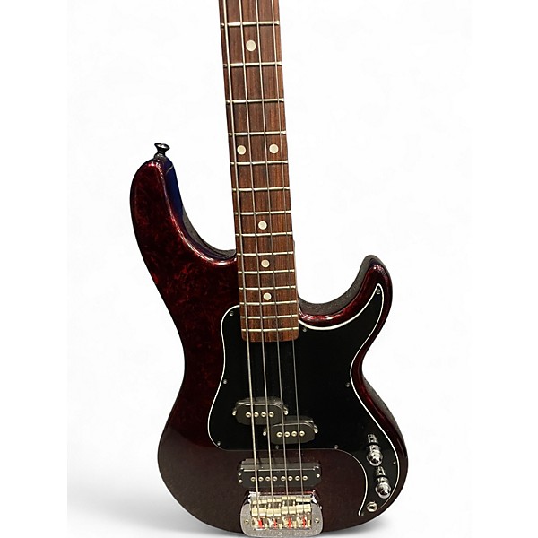 Used G&L USA SB2 Crimson Red Trans Electric Bass Guitar