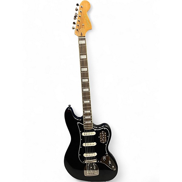 Used Squier BASS VI Black Baritone Guitars
