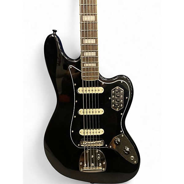 Used Squier BASS VI Black Baritone Guitars