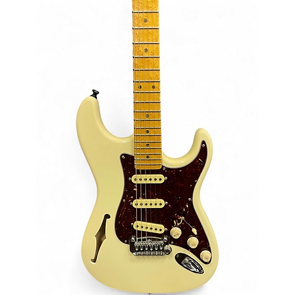 Used G&L LEGACY SEMI HOLLOW Olympic White Hollow Body Electric Guitar