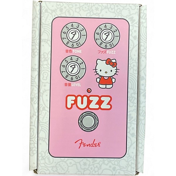 Used Fender Hello Kitty Fuzz Effect Pedal