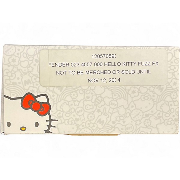 Used Fender Hello Kitty Fuzz Effect Pedal