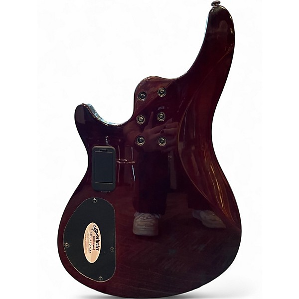 Used Schecter Guitar Research Omen Extreme 4 String Tobacco Burst Electric Bass Guitar