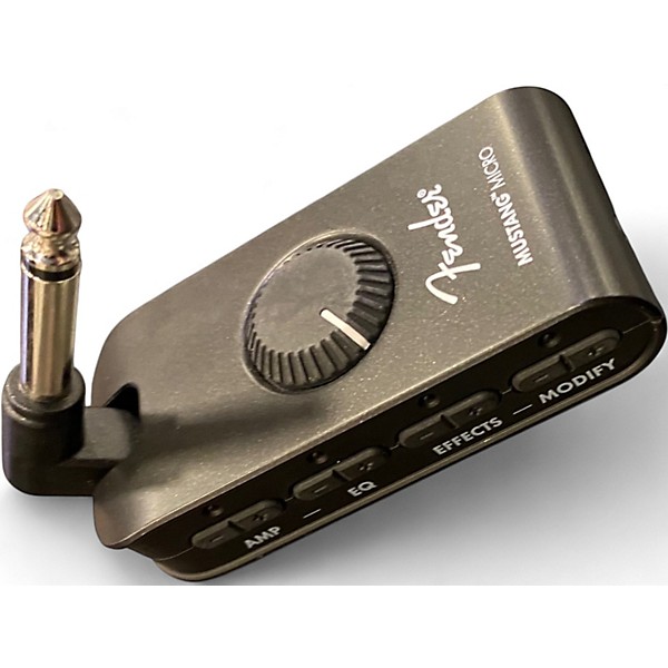 Used Fender Mustang Micro Guitar Headphone Amp Battery Powered Amp