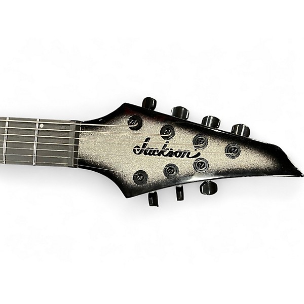 Used 2025 Jackson Pro Series Misha Mansoor Signature Juggernaut HT7F Silver Sparkle Solid Body Electric Guitar