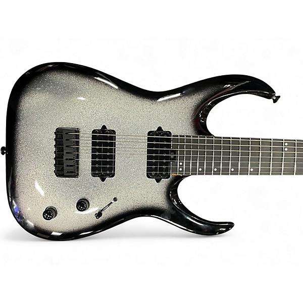 Used 2025 Jackson Pro Series Misha Mansoor Signature Juggernaut HT7F Silver Sparkle Solid Body Electric Guitar
