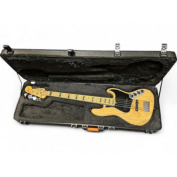 Used 2014 Fender American Deluxe Jazz Bass V Natural Electric Bass Guitar