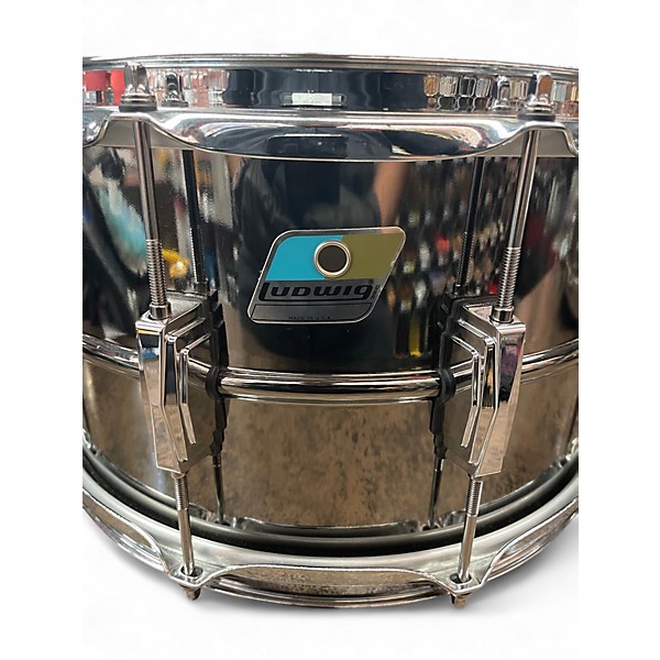 Used Ludwig 8X14 Black Beauty Snare Black Chrome Drum