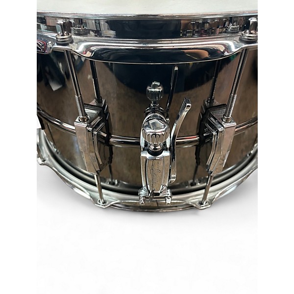 Used Ludwig 8X14 Black Beauty Snare Black Chrome Drum