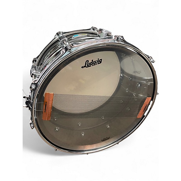 Used Ludwig 8X14 Black Beauty Snare Black Chrome Drum