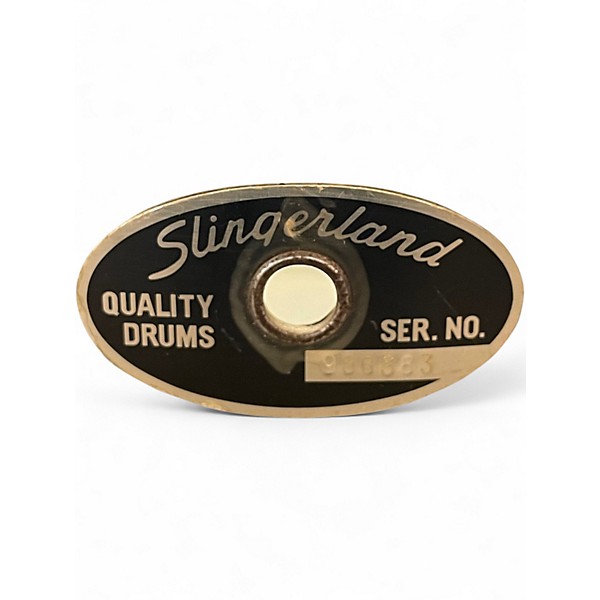 Used Sligerland 3.5X14 BRASS PICCOLO SNARE Gold Drum