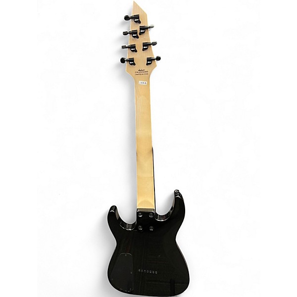Used Jackson JS22-7 Dinky 7 String Black Solid Body Electric Guitar