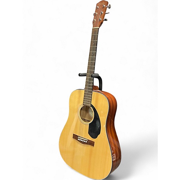 Used Fender CD60 Dreadnought Natural Acoustic Guitar