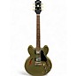 Used Epiphone ES335 Green Hollow Body Electric Guitar thumbnail