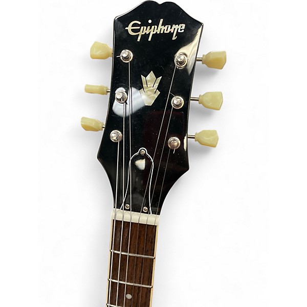 Used Epiphone ES335 Green Hollow Body Electric Guitar