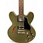 Used Epiphone ES335 Green Hollow Body Electric Guitar